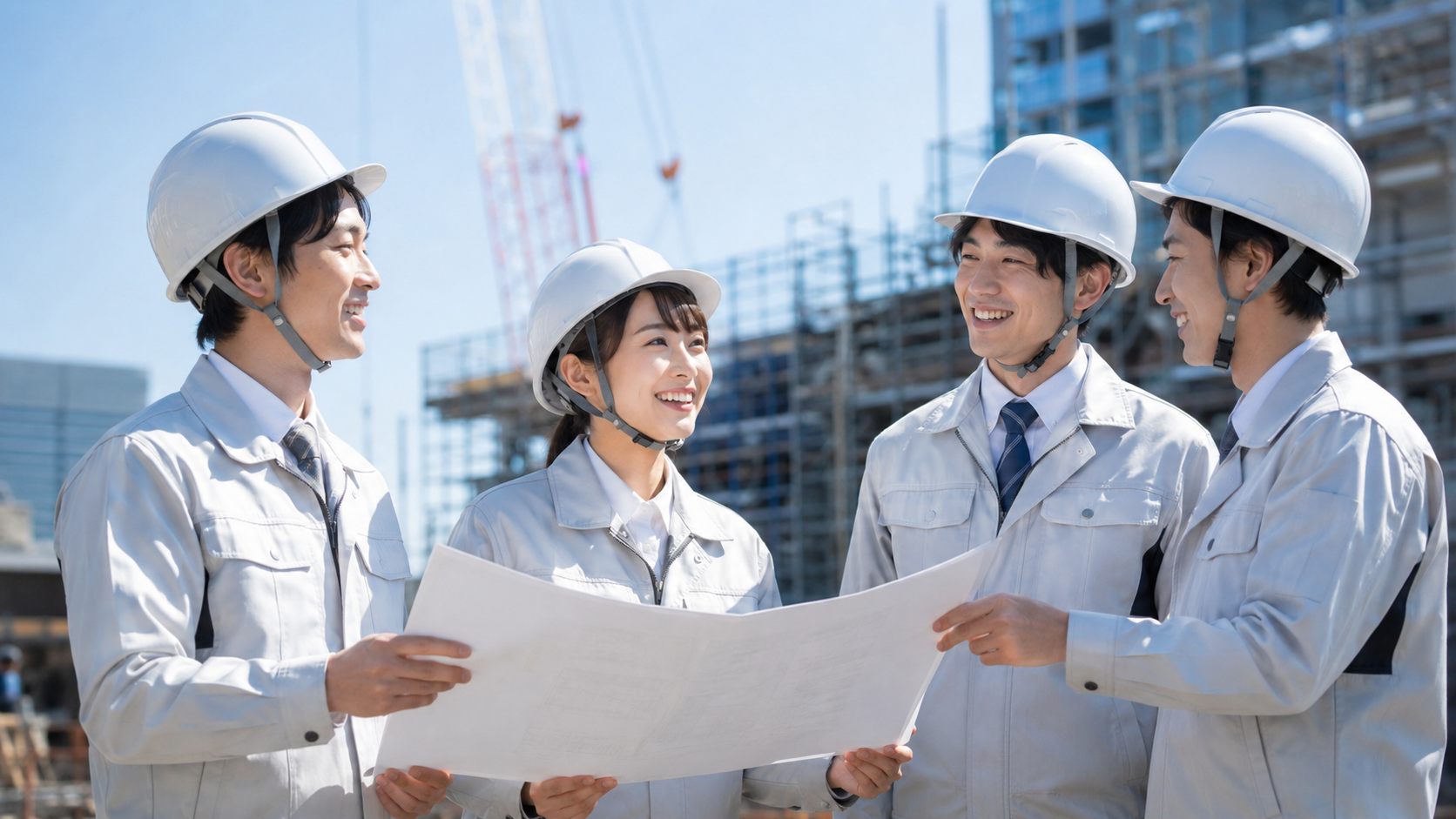 建設現場で働く人のイメージ